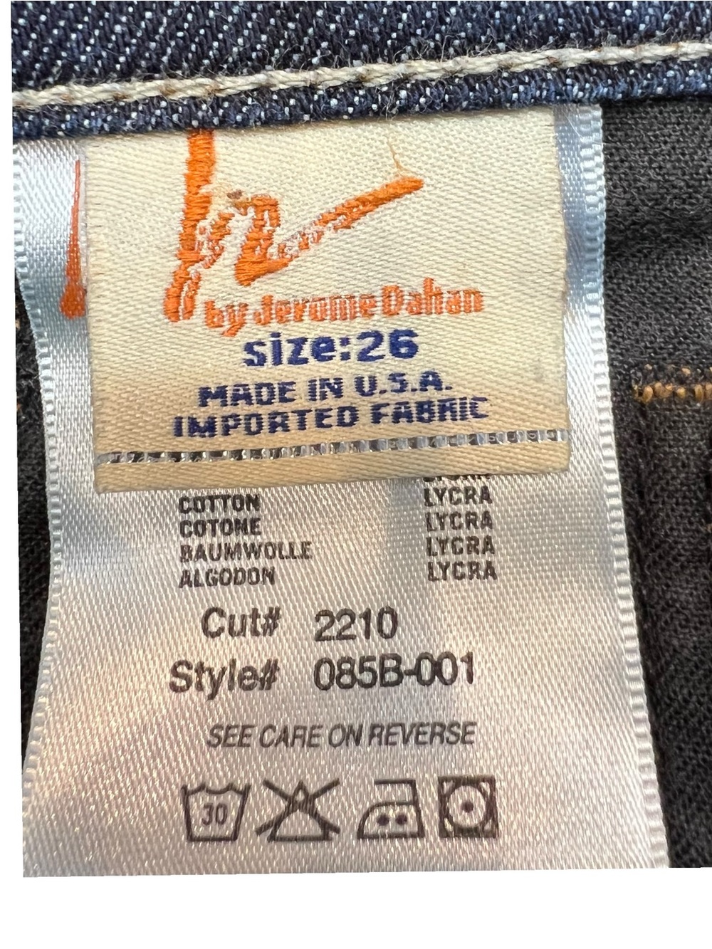 Citizens of Humanity Margo #085 jeans size 26 stretch low waist boot cut Y2K - Picture 7 of 12